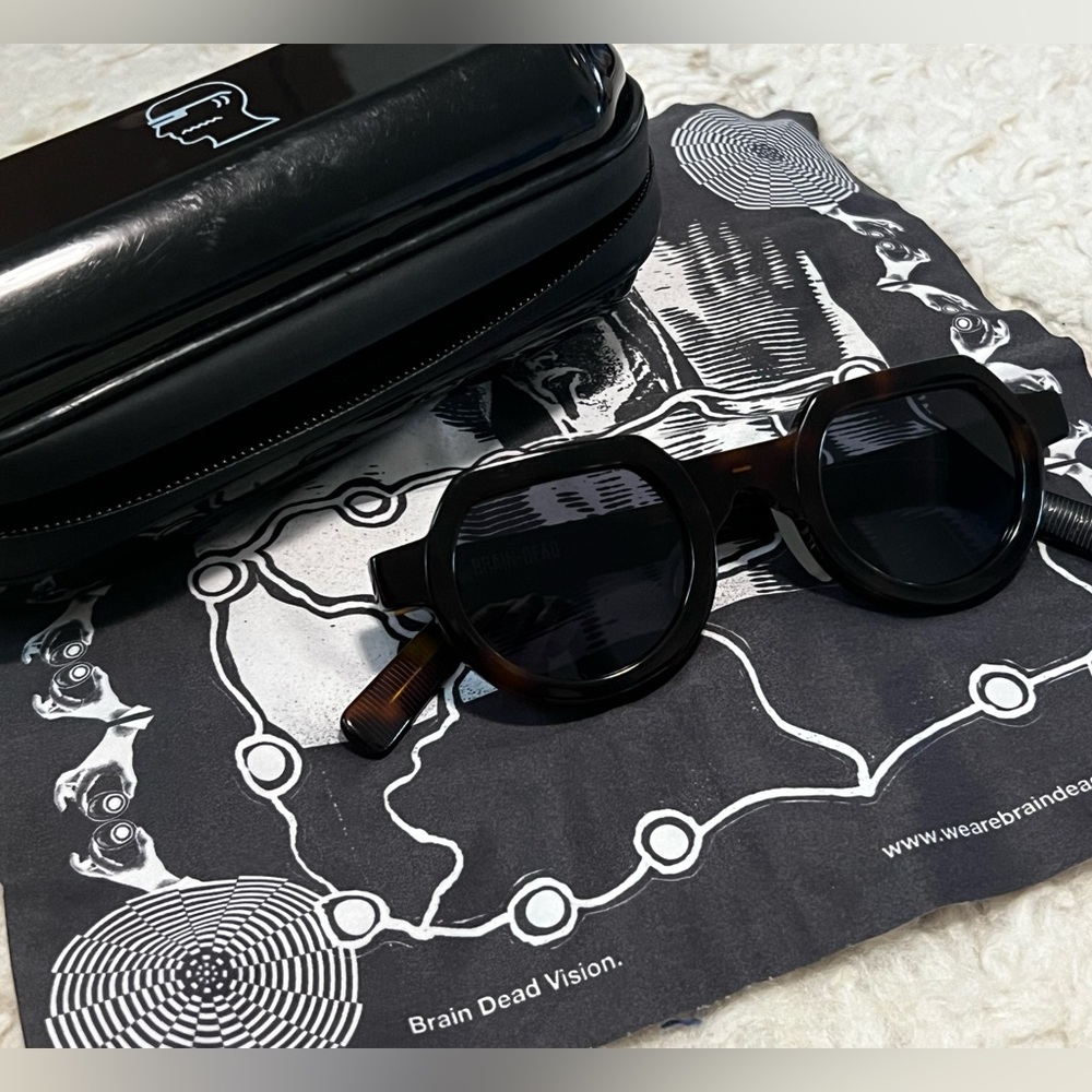 Brain Dead Men’s Dark Tortoiseshell Sunglasses